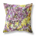 Palacedesigns 18 in. Springtime Indoor & Outdoor Throw Pillow Hot Pink & Yellow PA3099236